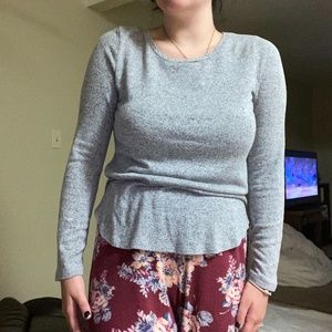 Grey Old Navy Long Sleeve